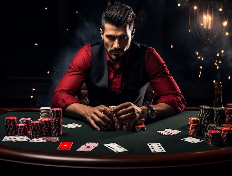 Ilustrasi pemain mengatur batas waktu dan anggaran saat bermain live casino di platform inasultan88